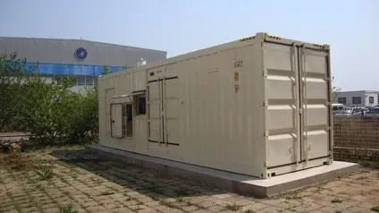 Motogenerador de respaldo en contenedor para un aeropuerto, Dalian