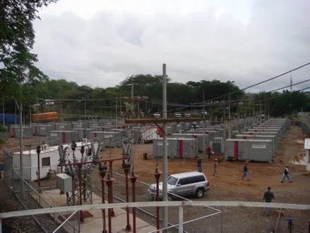 Central en renta con motogeneradores en contenedor, Costa Rica y Argentina