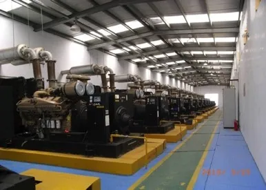 Motogeneradores para arranque en negro de una hidroeléctrica, China