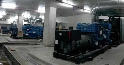 Motogeneradores de respaldo para hoteles, Sanya
