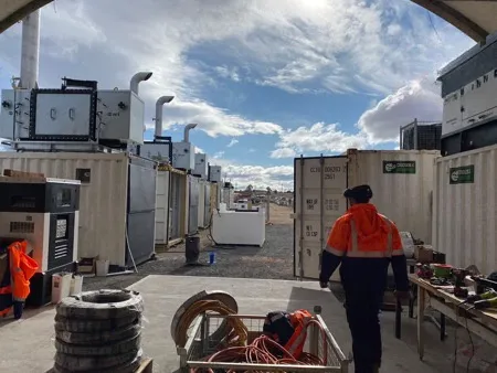 Motogeneradores para arranque en negro de una hidroeléctrica, Australia